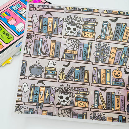Bold Halloween Vellum Pocket Dashboard