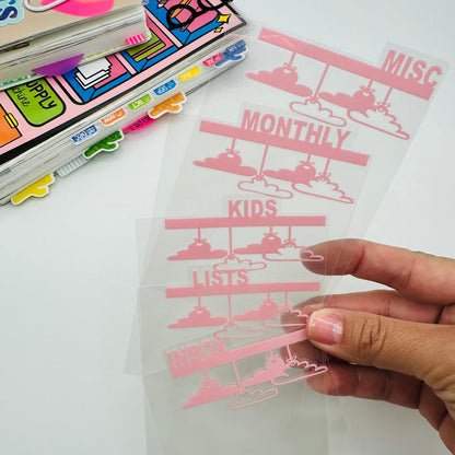 Hanging Cloud Dividers - TOP TABS