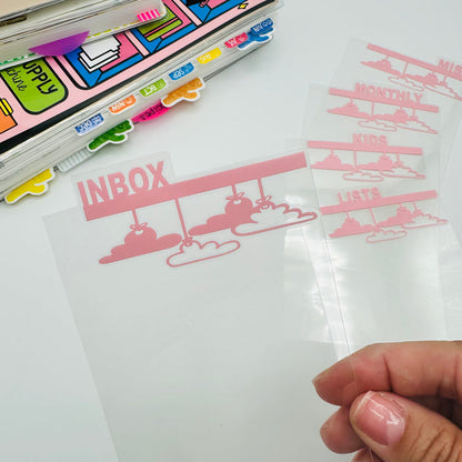 Hanging Cloud Dividers - TOP TABS