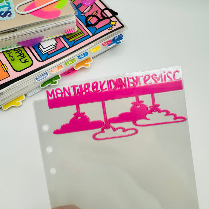 Hanging Cloud Dividers - TOP TABS