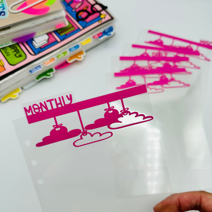 Hanging Cloud Dividers - TOP TABS