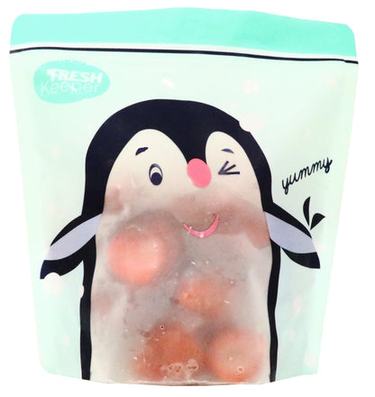 ZipFresh Penguin - Reusable Sandwich Bag with Produce Saver Power