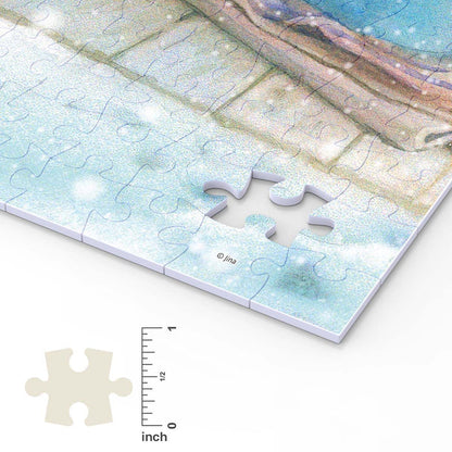 Cozy up with a fluffy cat on a snowy day — the perfect winter puzzle for cat lovers. You’ll Always Get There with PieceRelax.