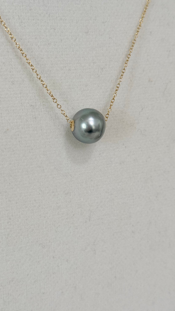 AAA Mermaid Tahitian pearl necklace