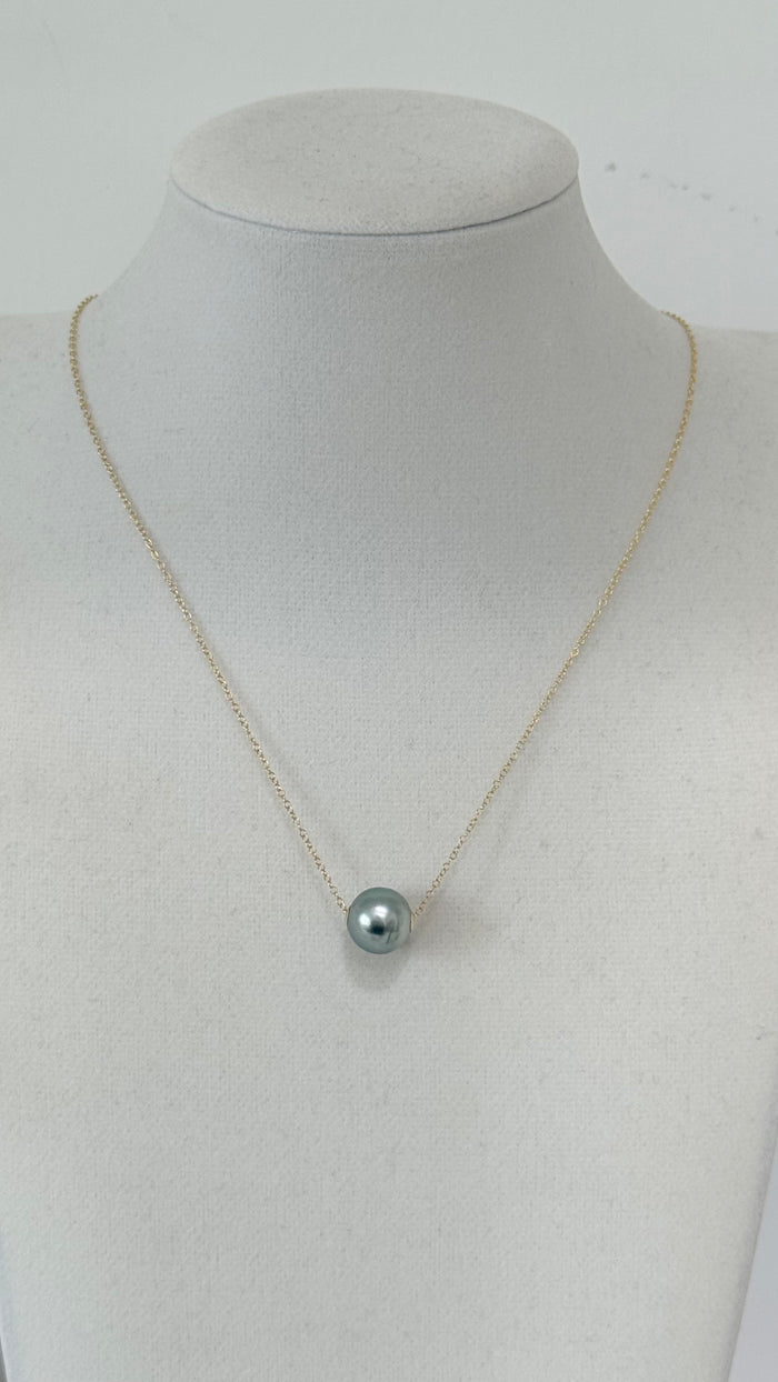 AAA Mermaid Tahitian pearl necklace