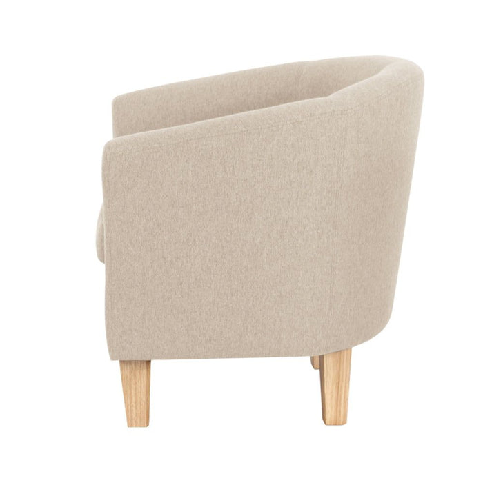 Abby Armchair/Sofa Chair Beige-#product_category#-Home Living Store