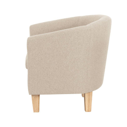 Abby Armchair/Sofa Chair Beige-#product_category#-Home Living Store
