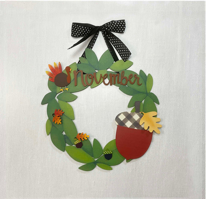 Acorn w/ Leaf Magnetic Art Pop