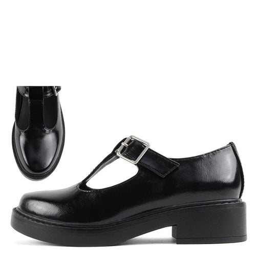 Acron Patent Leather Chunky Mary Jane
