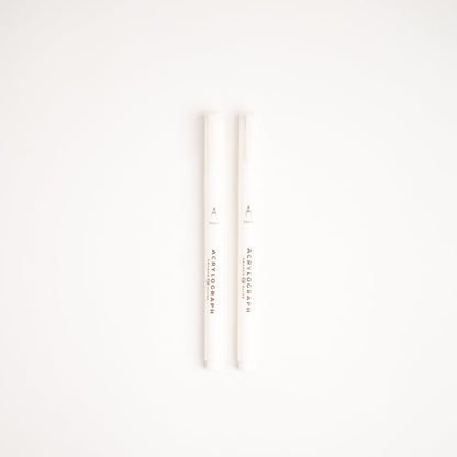 Acrylograph Pen Set of 2: 0.7mm Tip - Archer and Olive