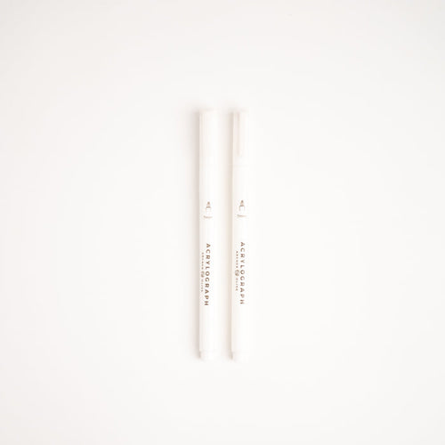 Acrylograph Pen Set of 2: 0.7mm Tip - Archer and Olive