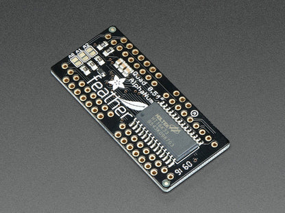 Adafruit 0.54" Quad Alphanumeric FeatherWing Display - Blue by Adafruit - The Pi Hut