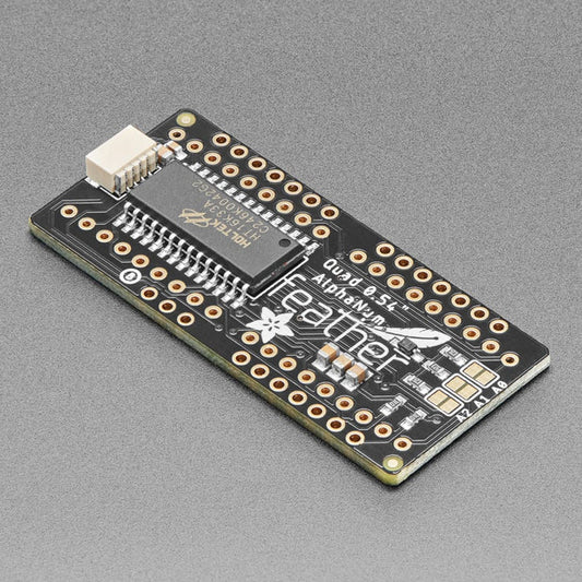 Adafruit 14-Segment Alphanumeric LED FeatherWing by Adafruit - The Pi Hut