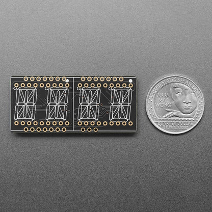 Adafruit 14-Segment Alphanumeric LED FeatherWing by Adafruit - The Pi Hut