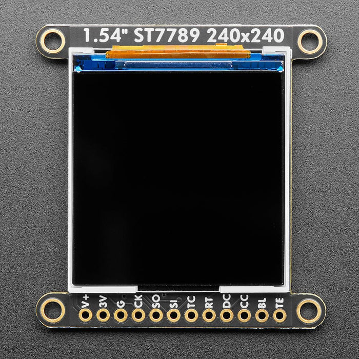 Adafruit 1.54" 240x240 Wide Angle TFT LCD Display with MicroSD - ST7789 with EYESPI Connector by Adafruit - The Pi Hut
