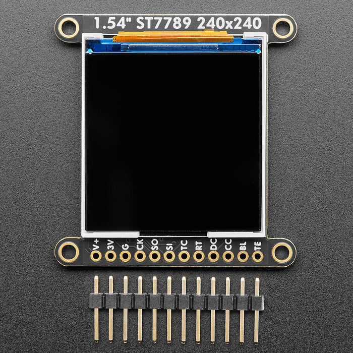 Adafruit 1.54" 240x240 Wide Angle TFT LCD Display with MicroSD - ST7789 with EYESPI Connector by Adafruit - The Pi Hut