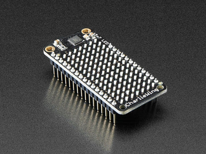 Adafruit 15x7 CharliePlex LED Matrix Display FeatherWing - Red by Adafruit - The Pi Hut