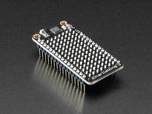 Adafruit 15x7 CharliePlex LED Matrix Display FeatherWing - Red by Adafruit - The Pi Hut