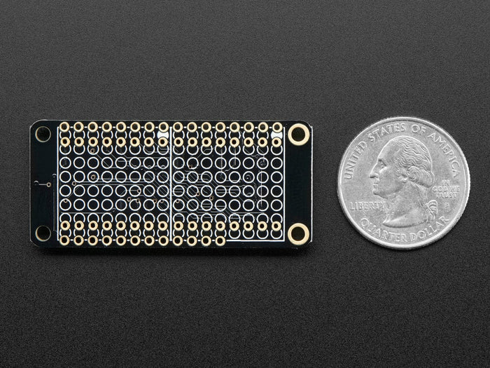 Adafruit 8x16 LED Matrix FeatherWing w/o Matrices by Adafruit - The Pi Hut