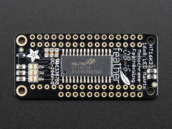 Adafruit 8x16 LED Matrix FeatherWing w/o Matrices by Adafruit - The Pi Hut