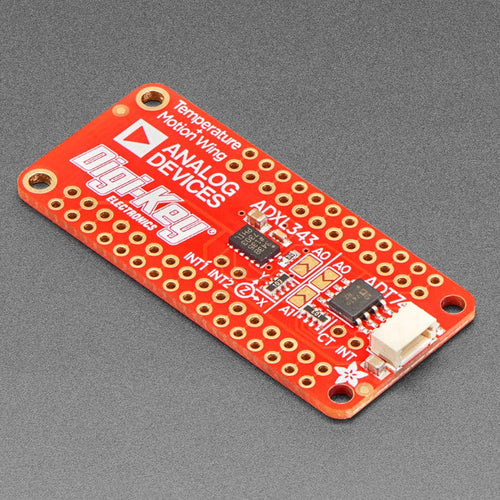 Adafruit ADXL343 + ADT7410 Sensor FeatherWing by Adafruit - The Pi Hut