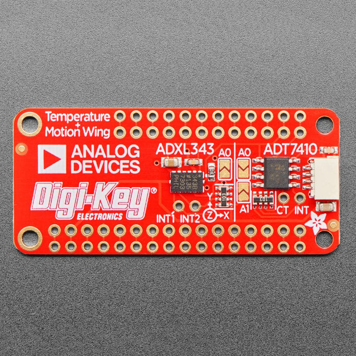 Adafruit ADXL343 + ADT7410 Sensor FeatherWing by Adafruit - The Pi Hut