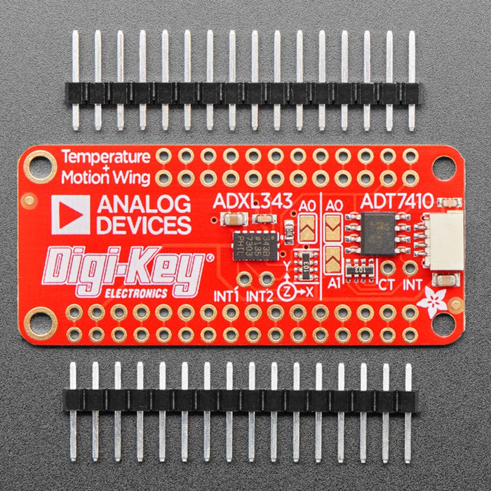 Adafruit ADXL343 + ADT7410 Sensor FeatherWing by Adafruit - The Pi Hut