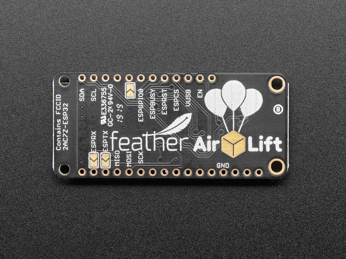 Adafruit AirLift FeatherWing – ESP32 WiFi Co-Processor by Adafruit - The Pi Hut