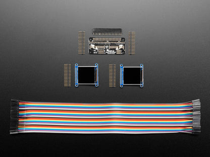 Adafruit Animated Eyes Bonnet for Raspberry Pi Pack (Pi not included) by Adafruit - The Pi Hut