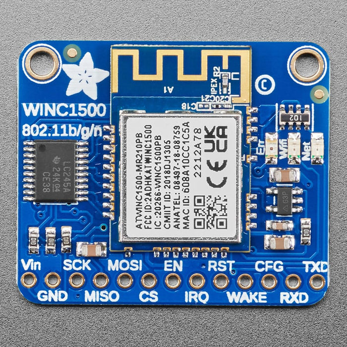 Adafruit ATWINC1500 WiFi Breakout by Adafruit - The Pi Hut