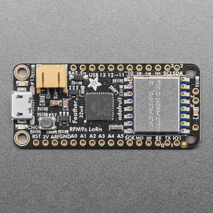Adafruit Feather 32u4 RFM95 LoRa Radio- 868 or 915 MHz (RadioFruit) by Adafruit - The Pi Hut
