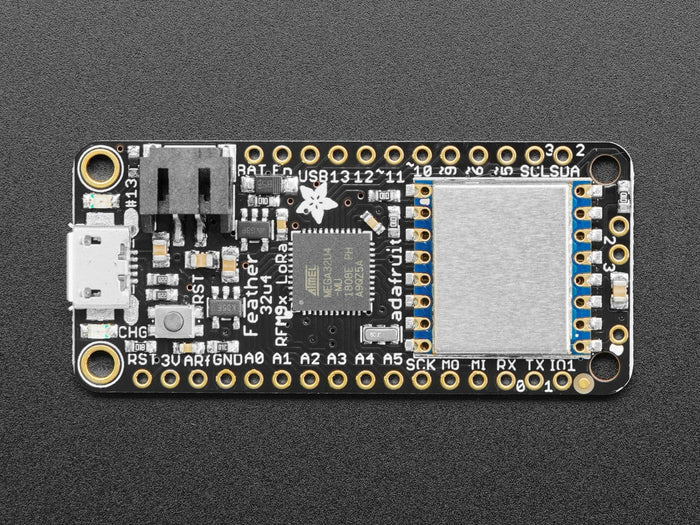Adafruit Feather 32u4 RFM96 LoRa Radio - 433MHz (RadioFruit) by Adafruit - The Pi Hut