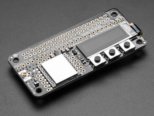 Adafruit LoRa Radio Bonnet RFM96W @ 433MHz (RadioFruit) by Adafruit - The Pi Hut