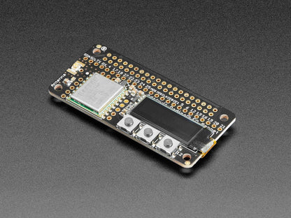 Adafruit LoRa Radio Bonnet with OLED - RFM95W @ 915MHz (RadioFruit) by Adafruit - The Pi Hut