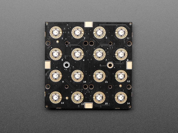 Adafruit NeoTrellis RGB Driver PCB for 4x4 Keypad by Adafruit - The Pi Hut