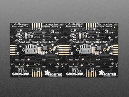 Adafruit NeoTrellis RGB Driver PCB for 4x4 Keypad by Adafruit - The Pi Hut