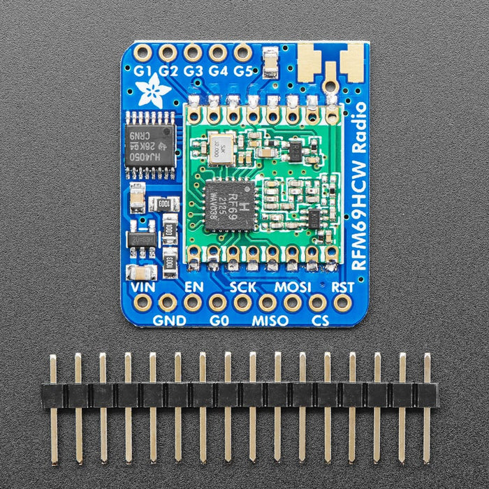 Adafruit RFM69HCW Transceiver Radio Breakout - 868 or 915 MHz (RadioFruit) by Adafruit - The Pi Hut