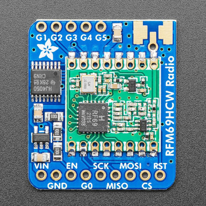 Adafruit RFM69HCW Transceiver Radio Breakout - 868 or 915 MHz (RadioFruit) by Adafruit - The Pi Hut