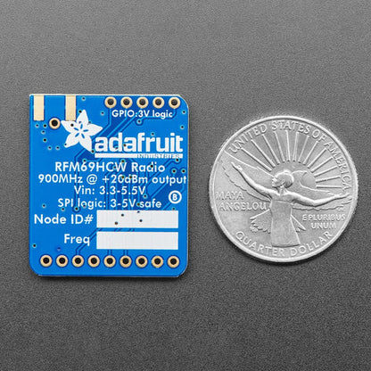Adafruit RFM69HCW Transceiver Radio Breakout - 868 or 915 MHz (RadioFruit) by Adafruit - The Pi Hut