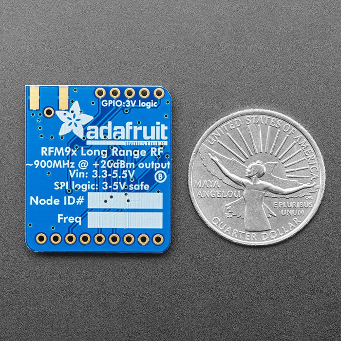 Adafruit RFM95W LoRa Radio Transceiver Breakout - 868 or 915 MHz (RadioFruit) by Adafruit - The Pi Hut