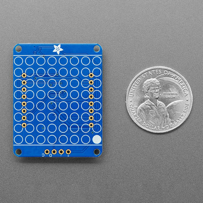 Adafruit Small 1.2" 8x8 LED Matrix with I2C Backpack - Yellow by Adafruit - The Pi Hut