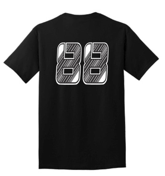 Add 8 Inch Specialty Black/White Number