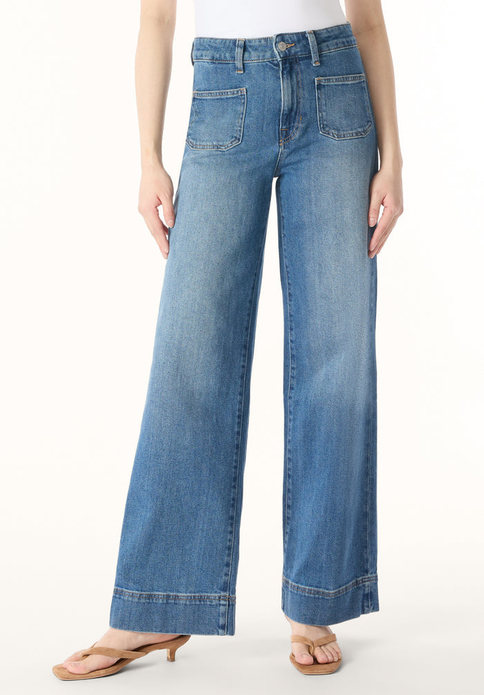 Buffalo Women Jeans Navy Denim Denim Pants Stretch