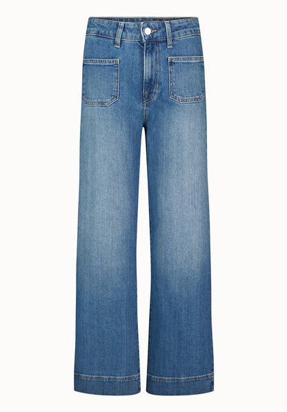Buffalo Women Jeans Navy Denim Denim Pants Stretch