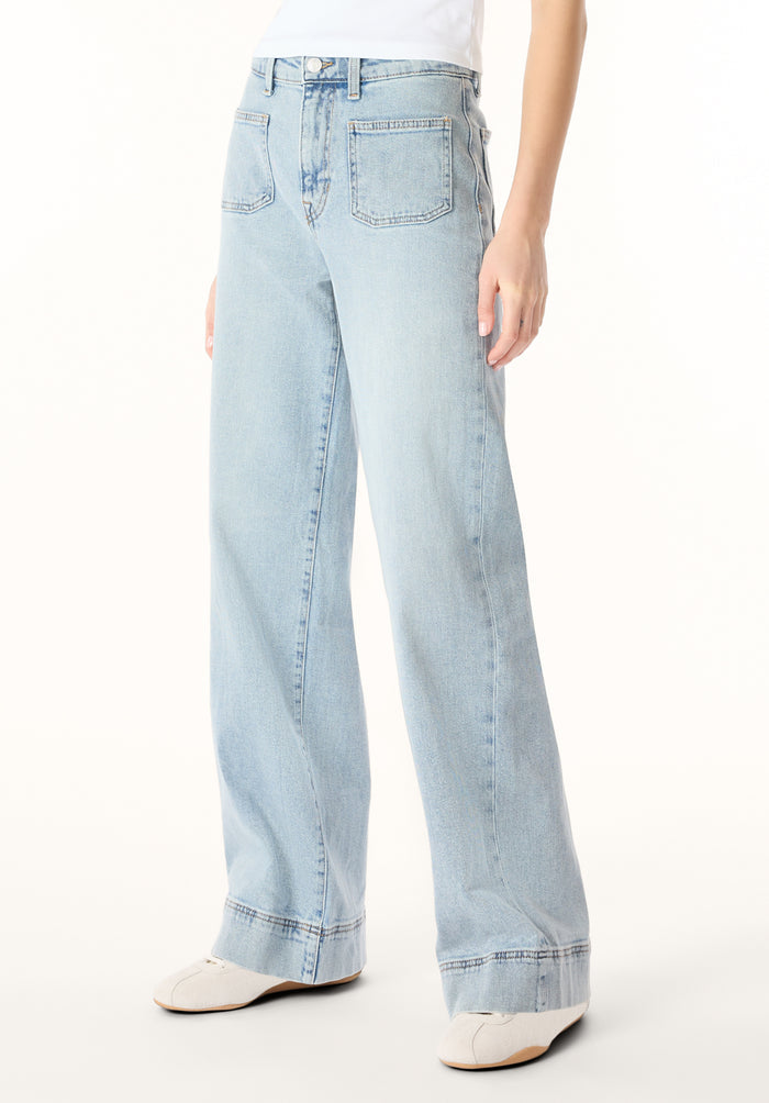 Buffalo Women Jeans Navy Denim Denim Pants Stretch