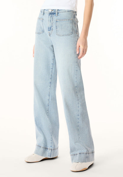 Buffalo Women Jeans Navy Denim Denim Pants Stretch