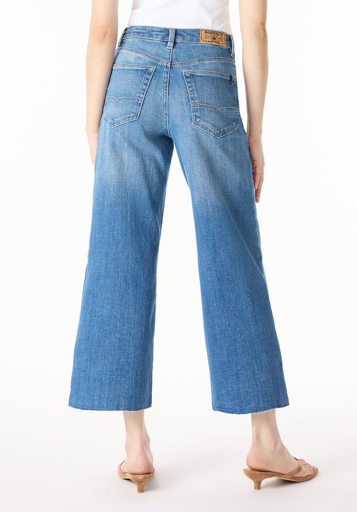 Buffalo Women Jeans Navy Denim Denim Pants Stretch