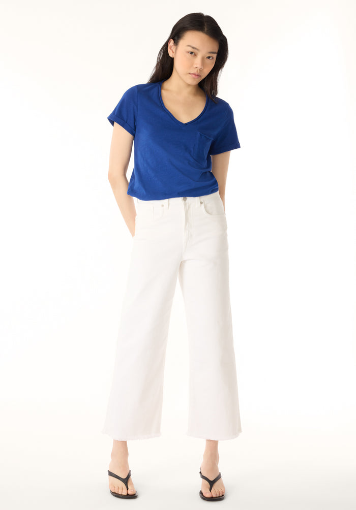 Buffalo Women Pants White Denim Denim Pants Stretch