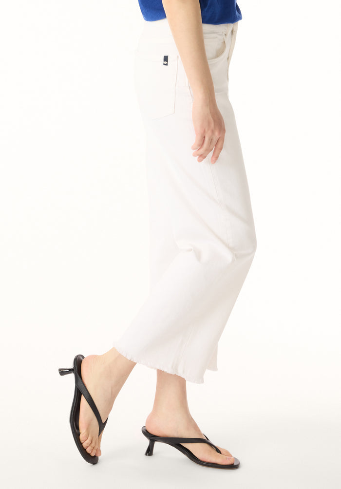 Buffalo Women Pants White Denim Denim Pants Stretch