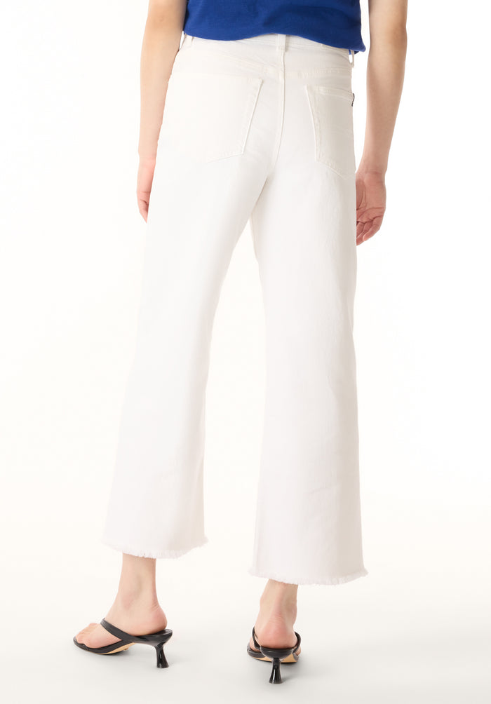 Buffalo Women Pants White Denim Denim Pants Stretch